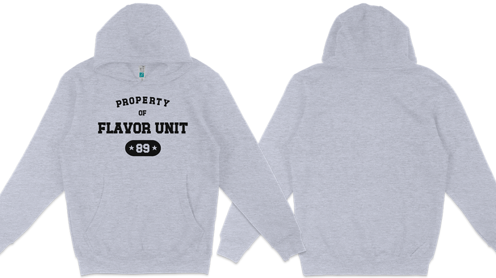 Property of Flavor Unit 89 Hoodie — Heather Gray