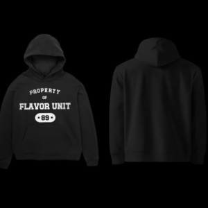 Property of Flavor Unit 89 Hoodie — Black