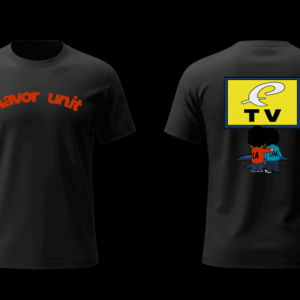 Flavor Unit TV Tee — Black / Red