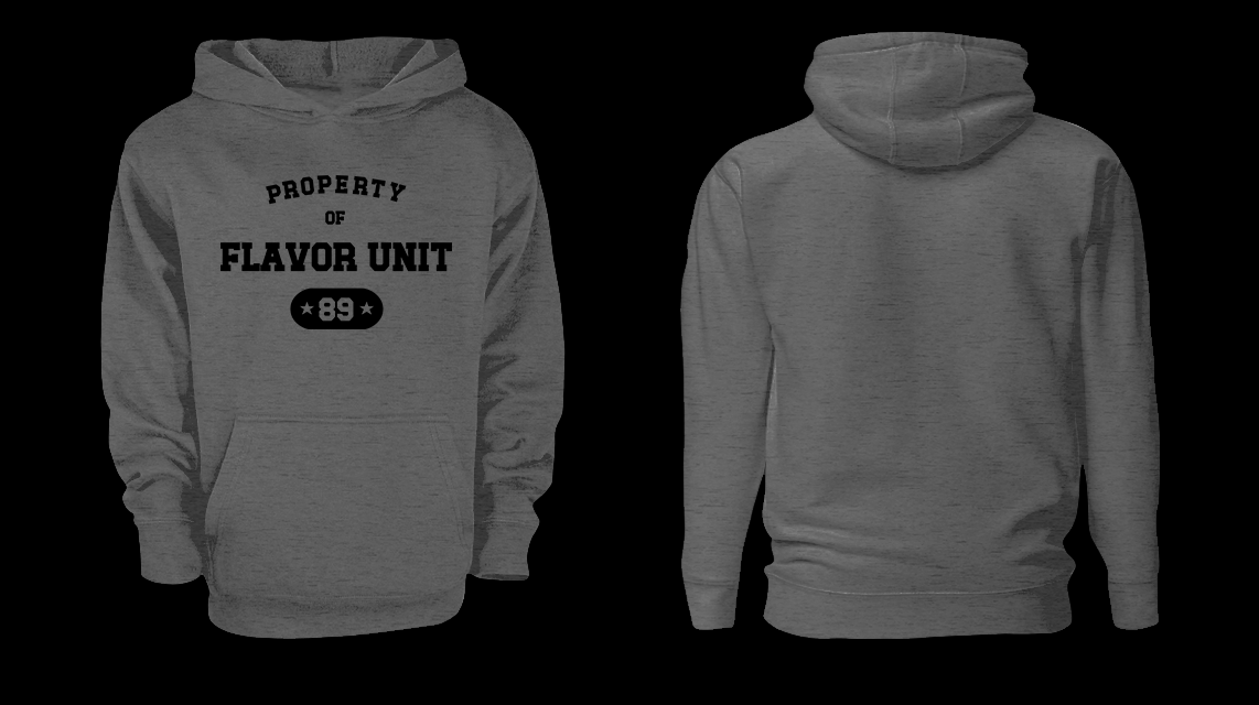 Property of Flavor Unit 89 Hoodie Heather Gray