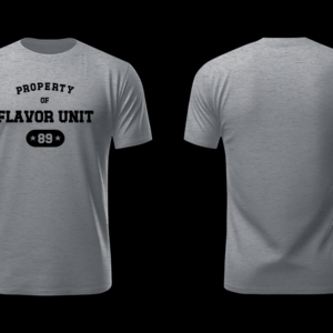 Property of Flavor Unit 89 Tee — Heather Gray