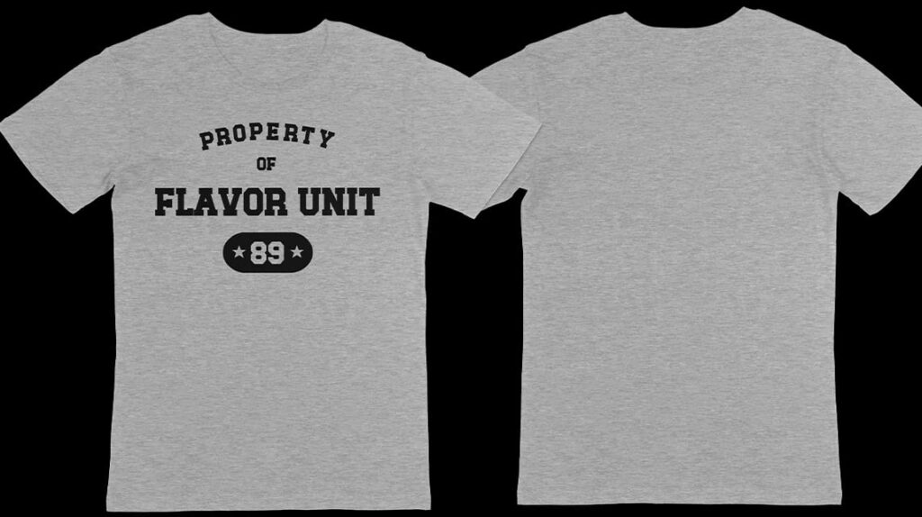Property of Flavor Unit 89 Tee — Heather Gray